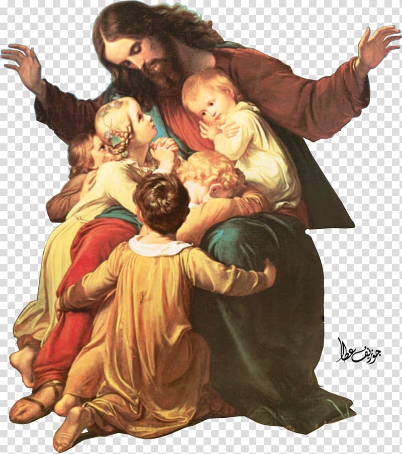 Jesus Christ with child painting, God Is Pro Life: Let My People Grow Prayer Holy card Divinity, jesus christ transparent background PNG clipart