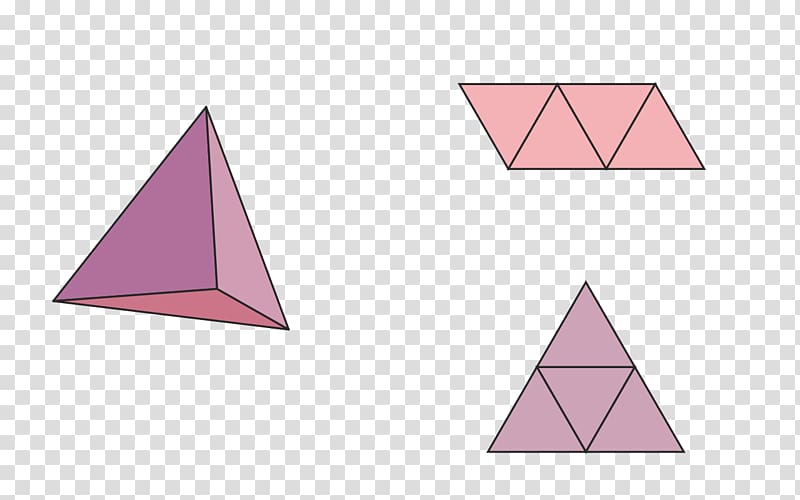 Net Triangle Geometry Tetrahedron Cube, triangle transparent background PNG clipart