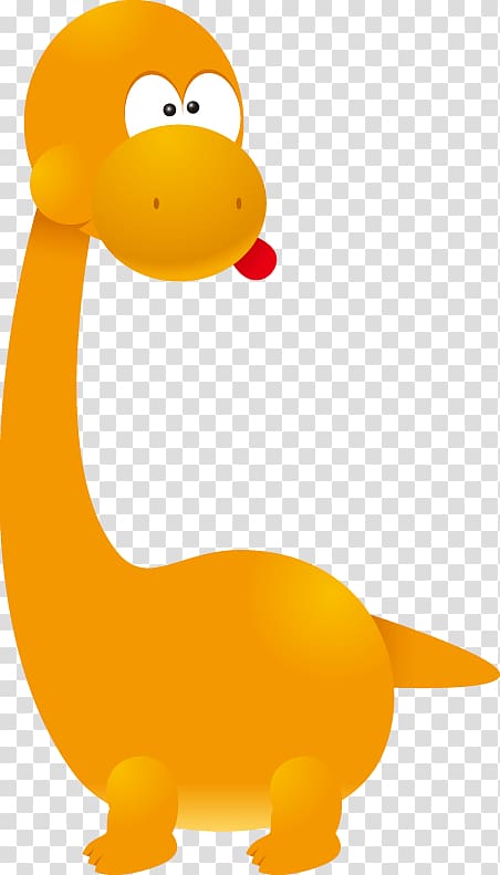 orange dinosaur illustration, Dinosaur Cartoon Poster, dinosaur transparent background PNG clipart