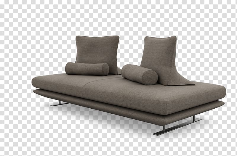 Couch Chaise longue Daybed Ligne Roset Sofa bed, 3d furniture transparent background PNG clipart