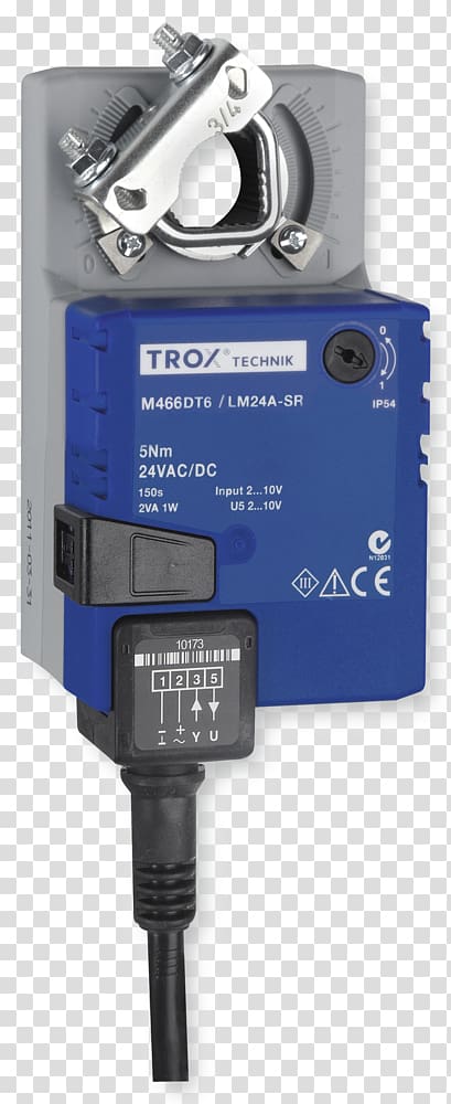 TROX GmbH Valve actuator Pneumatic actuator, flow management units transparent background PNG clipart