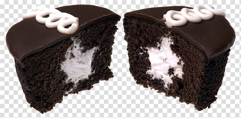 Cupcake Twinkie Icing Cream Ho Hos, Break apart cake transparent background PNG clipart