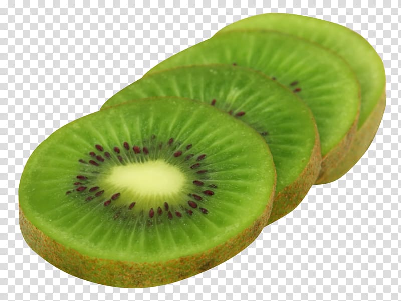 four slices of kiwi fruit, Kiwifruit Fruit salad Frutti di bosco , Kiwifruit Slices transparent background PNG clipart