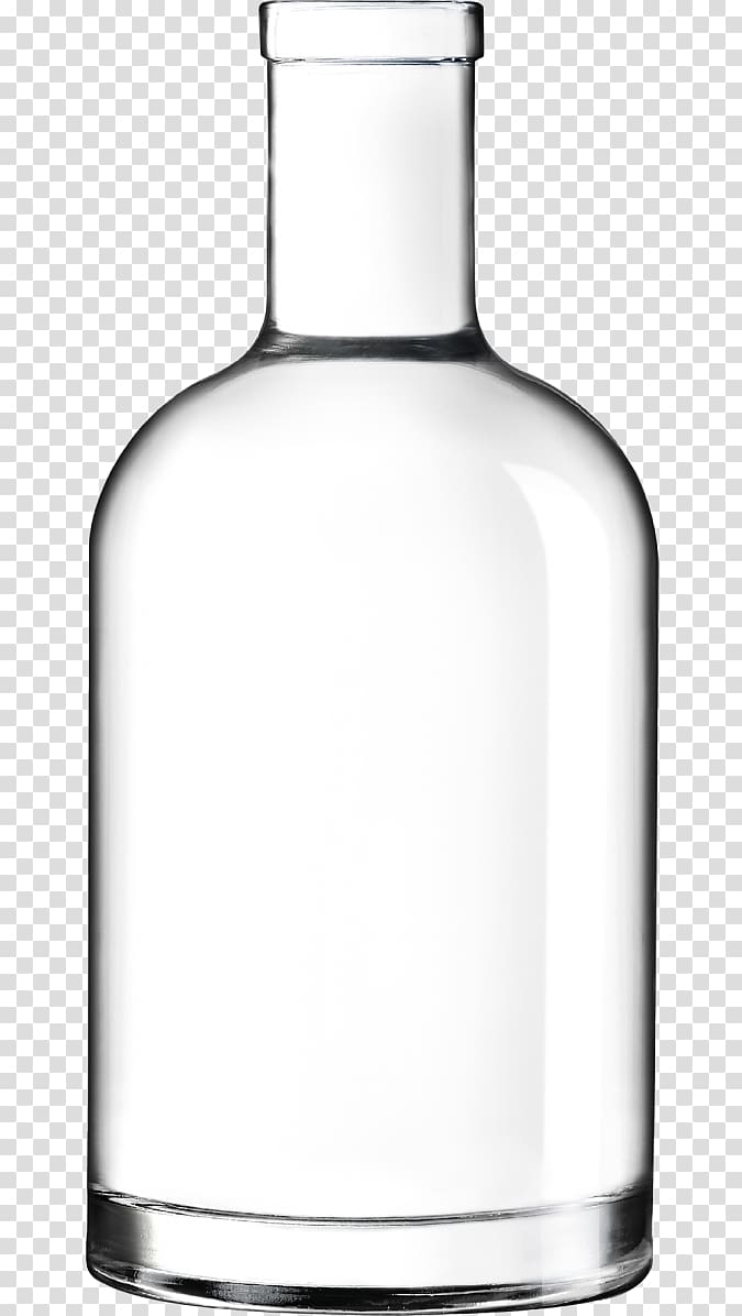 Glass bottle Hip flask, glass plate transparent background PNG clipart