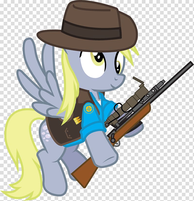 Pony Derpy Hooves Team Fortress 2 Fluttershy , Sniper Bullet transparent background PNG clipart