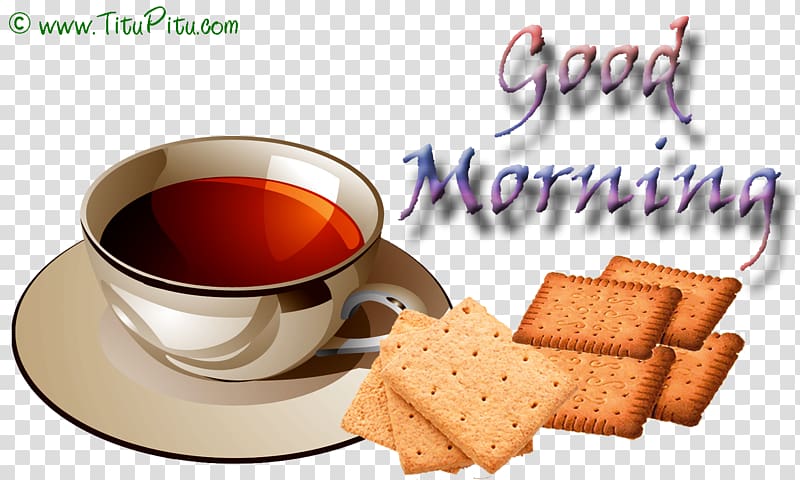 beige teacup illustration, Tea Coffee Breakfast Morning, Good Morning transparent background PNG clipart