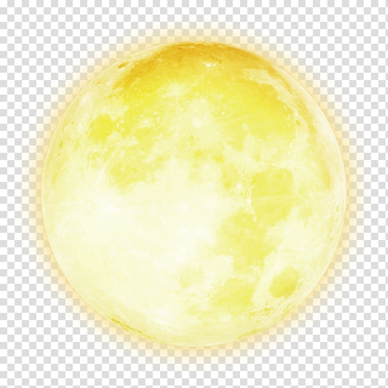 yellow full moon clip art