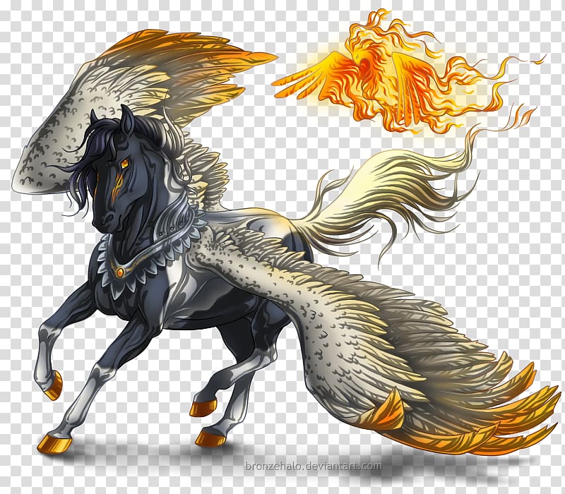 Horse Unicorn Gray wolf Mane Pegasus, horse transparent background PNG clipart