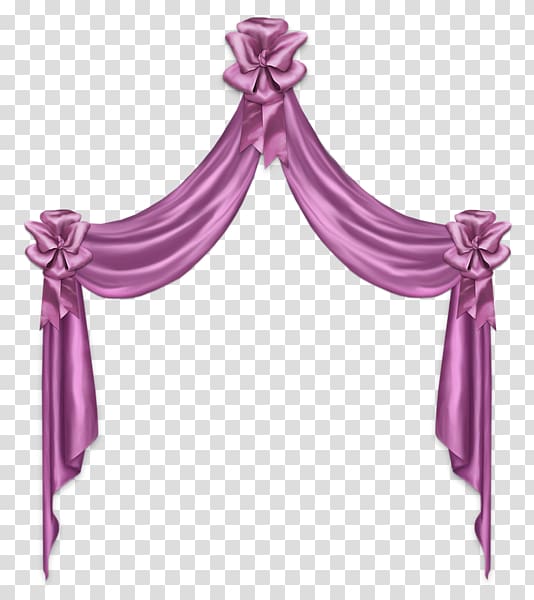 Curtain Decorative arts Purple , Curtain Free transparent background PNG clipart