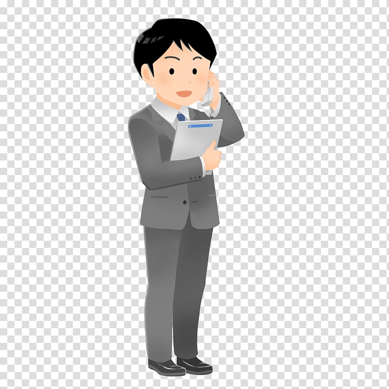Illustration エコのモト ビジネスマン Copyright-free Salaryman, business material transparent background PNG clipart
