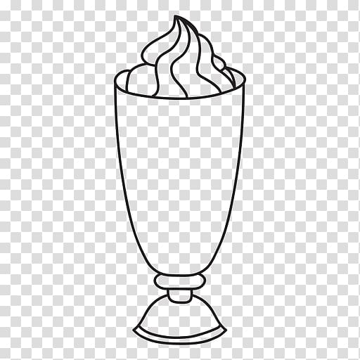Milkshake Ice cream Drawing , Milkshake transparent background PNG clipart