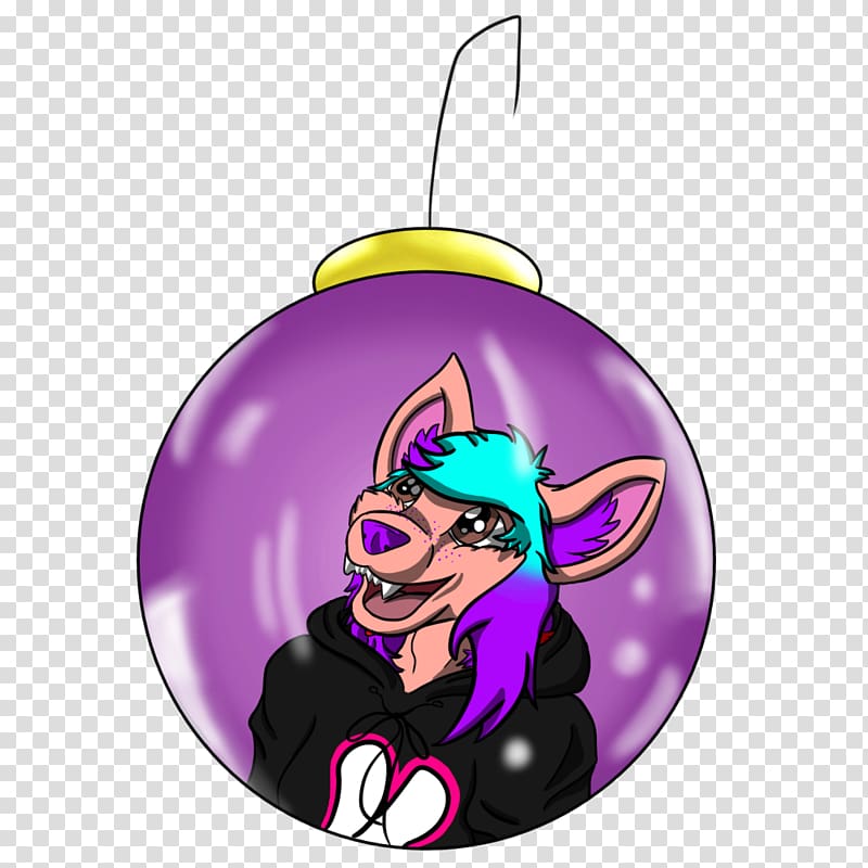 Christmas ornament Cartoon Character, Many Thanks transparent background PNG clipart