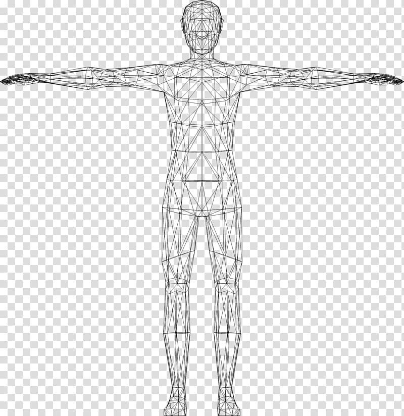 Website wireframe Human body , human body transparent background PNG clipart