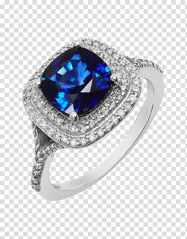 Sapphire Blue Ring Gemstone Jewellery, sapphire transparent background PNG clipart