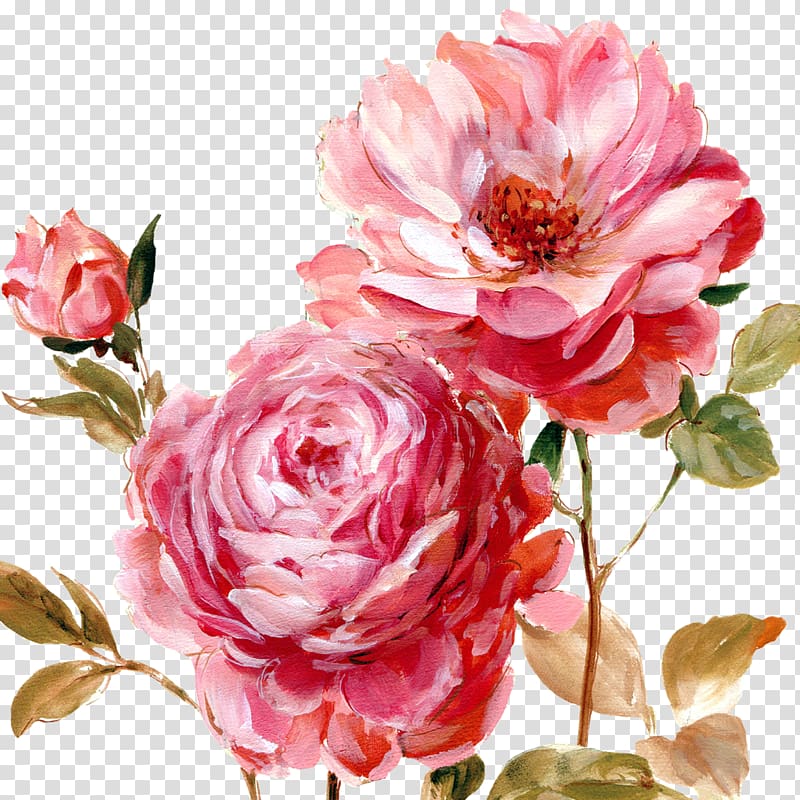 Flower Painting Printmaking Art Floral design, flower paint transparent background PNG clipart