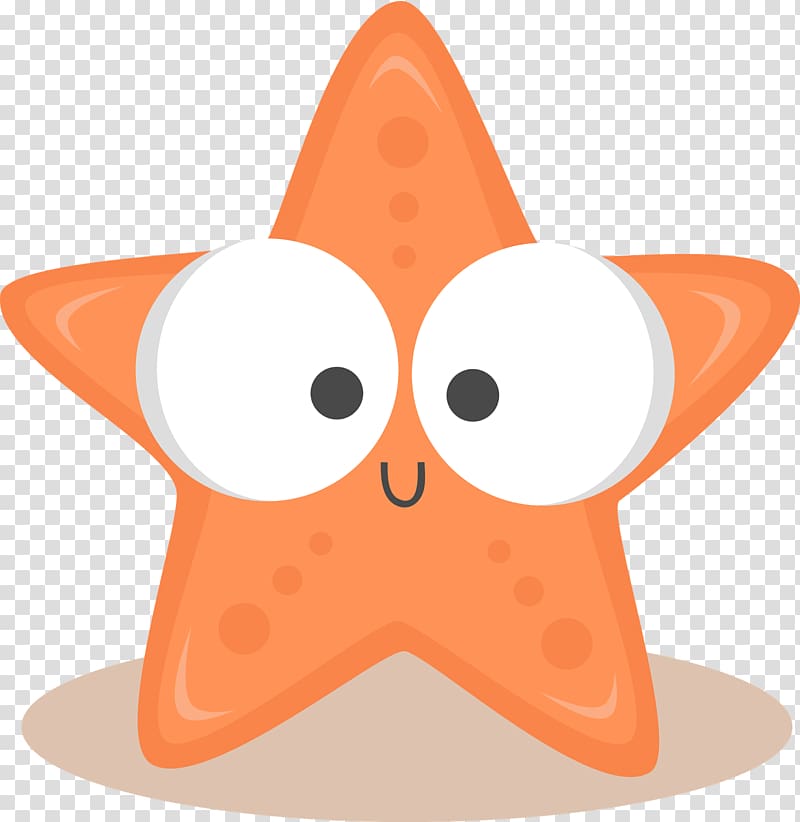 orange and white starfish , Starfish Drawing Cartoon Cuteness , starfish transparent background PNG clipart