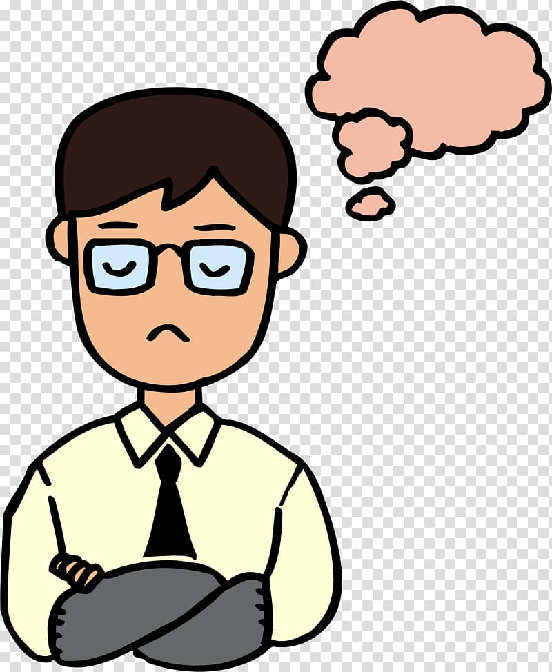 animated sad person