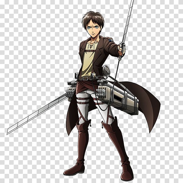 Eren Yeager Mikasa Ackerman Kirito Attack on Titan 2, cosplay transparent background PNG clipart