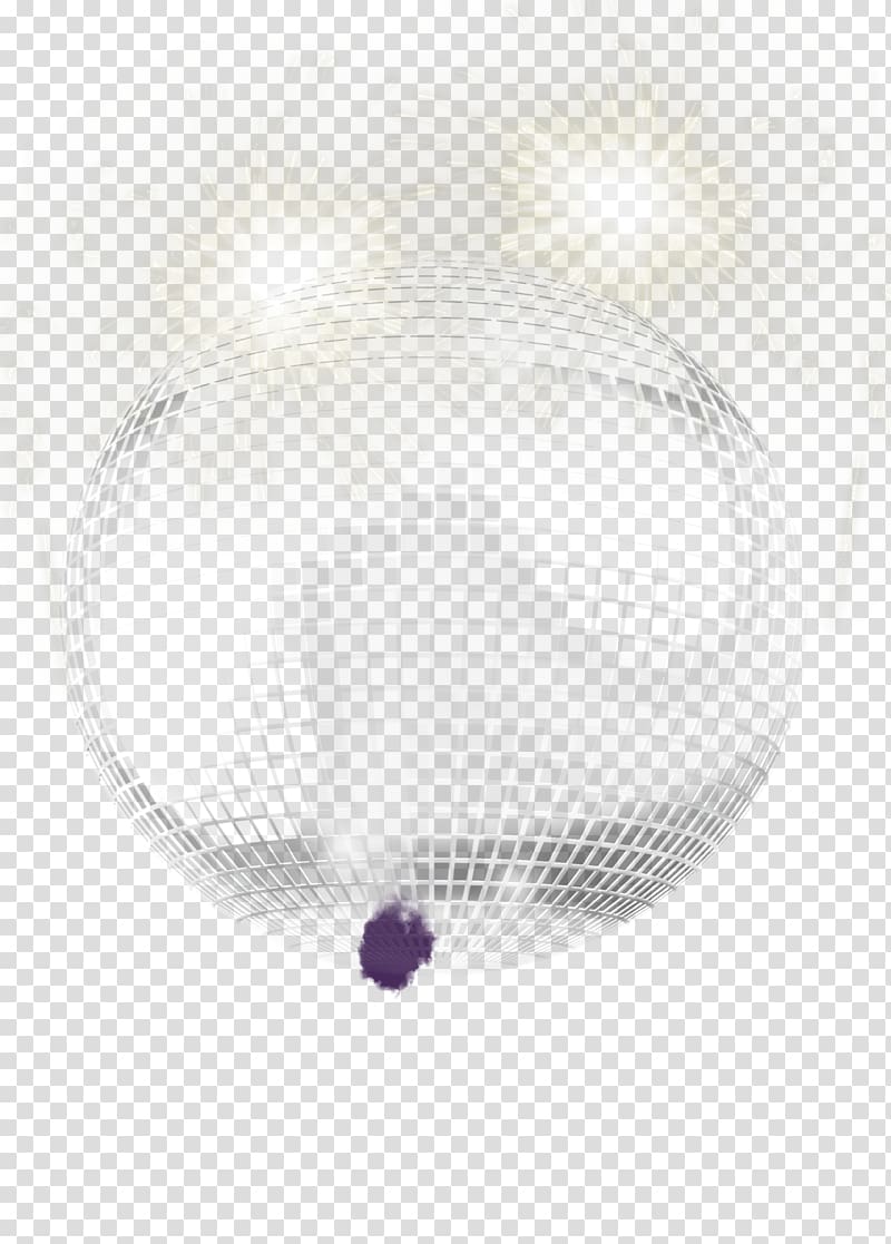 gray mirror ball illustration, Ball Sphere Three-dimensional space, Luminous ball transparent background PNG clipart