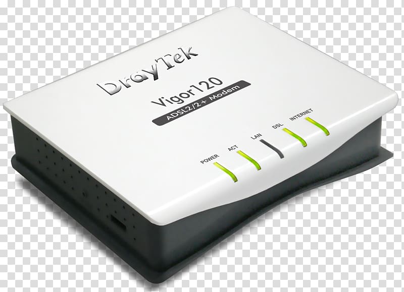 Vigor130 VDSL2/ADSL2/2+ Modem Router DSL modem G.992.3 DrayTek G.992.5, vigor transparent background PNG clipart