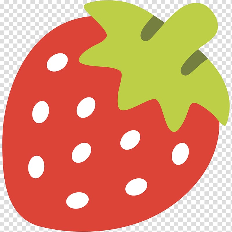 Apple Color Emoji Strawberry Android Noto fonts, strawberry transparent background PNG clipart