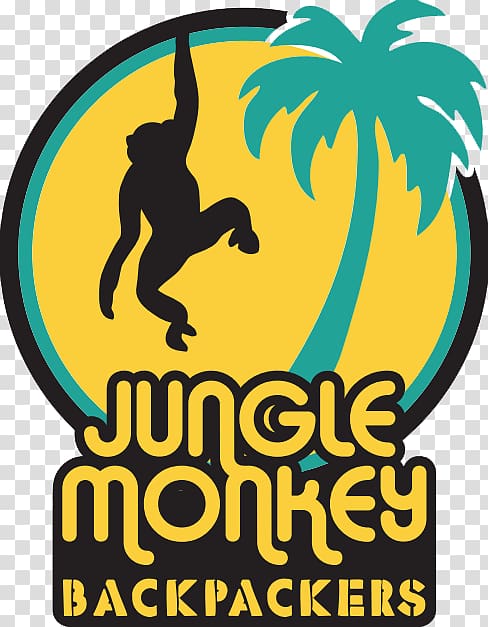Jungle Monkey Backpackers Logo Monkey Jungle , Backpacker Hostel transparent background PNG clipart