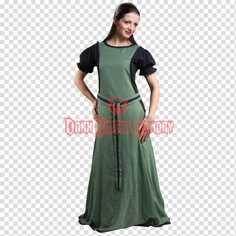 Middle Ages T-shirt Gown English medieval clothing Dress, Renaissance gown transparent background PNG clipart