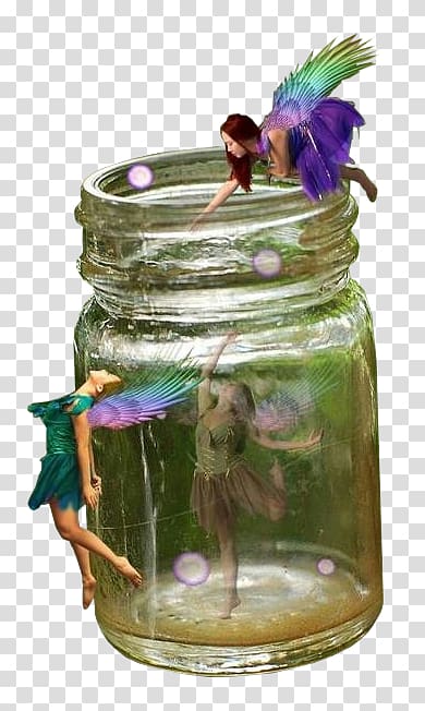 Fairy Elf Legendary creature Fantasy Mermaid, Bottle Elf transparent background PNG clipart