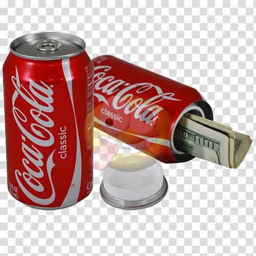 Coca-Cola Fizzy Drinks Beverage can Money, coca cola transparent background PNG clipart