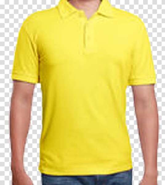 Polo shirt T-shirt Yellow, polo shirt transparent background PNG ...