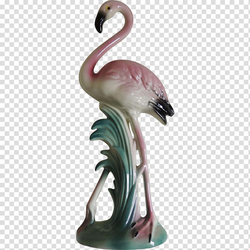 Figurine Sculpture Statue Ceramic Flamingo, flamingo transparent background PNG clipart