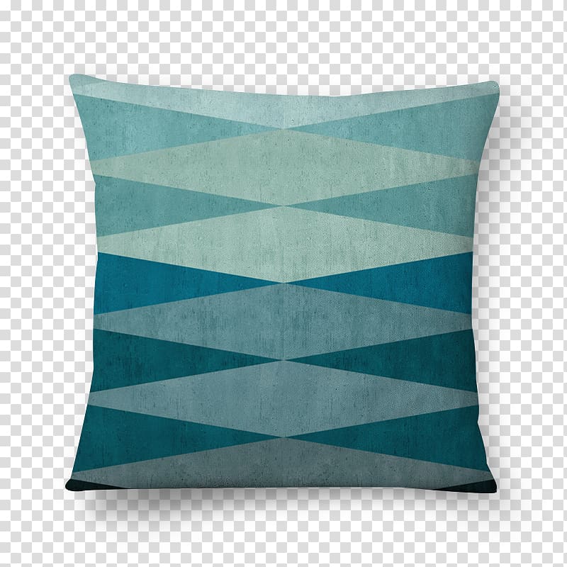 Throw Pillows Cushion Rectangle, geometric cover transparent background PNG clipart