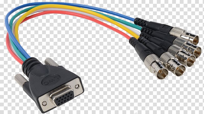 Serial cable BNC connector VGA connector Electrical connector Network Cables, others transparent background PNG clipart