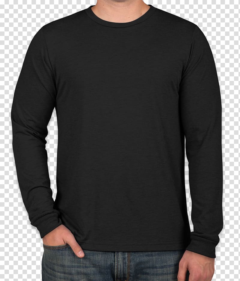 Long-sleeved T-shirt Hoodie Crew neck, T-shirt transparent background PNG clipart