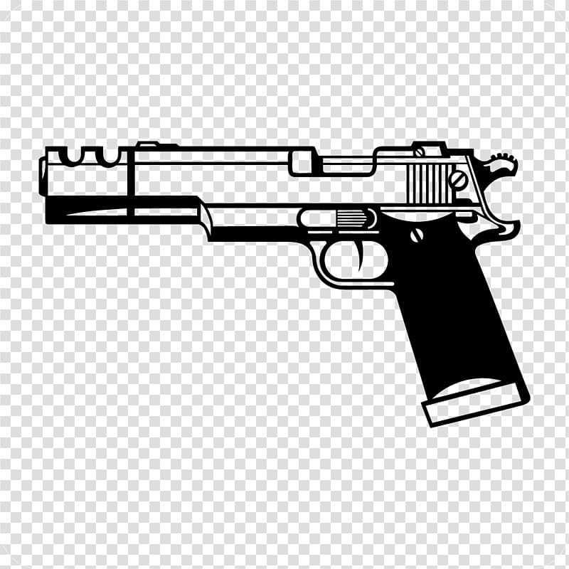 Firearm Pistol Handgun , hand gun transparent background PNG clipart