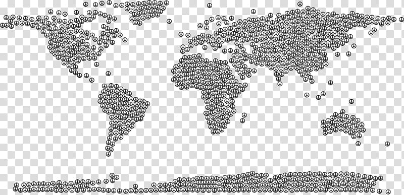 World map , geometric border transparent background PNG clipart