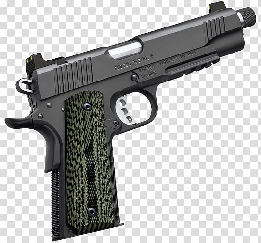 Kimber Custom Kimber Manufacturing .45 ACP Kimber Eclipse M1911 pistol, Confirmed Sight transparent background PNG clipart