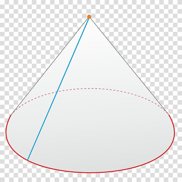 Directrix Cone Generatrix Triangle Plane, triangle transparent background PNG clipart