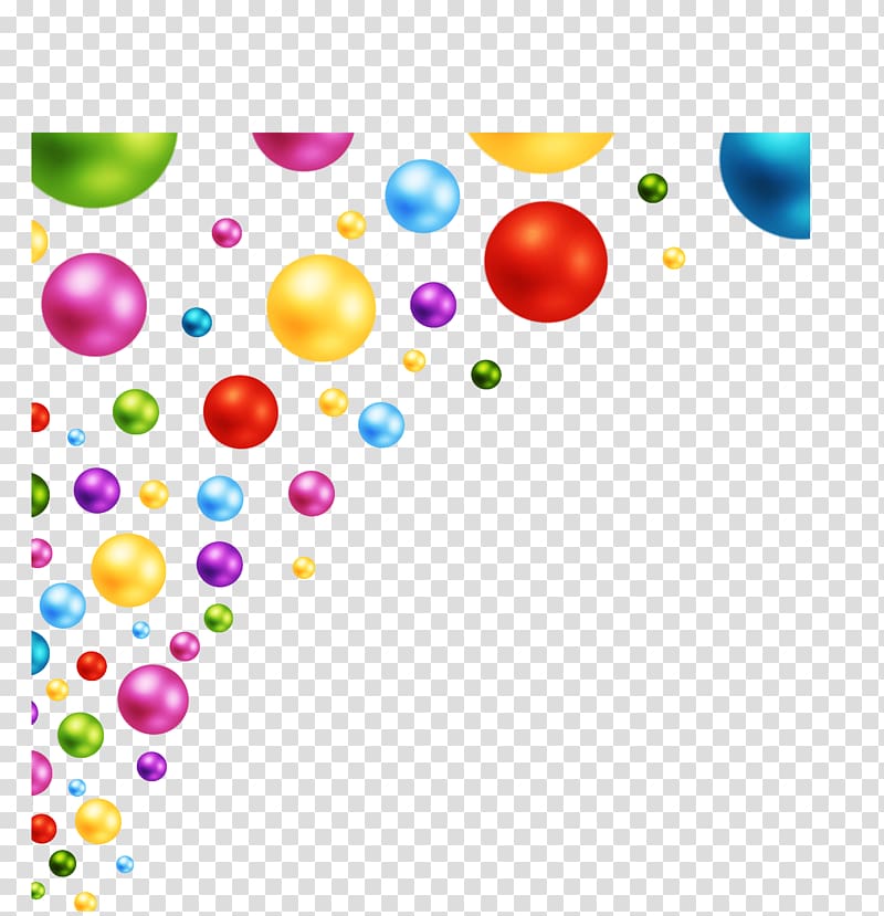 balloons lot, Light Color Bead, Shading colored balls transparent background PNG clipart