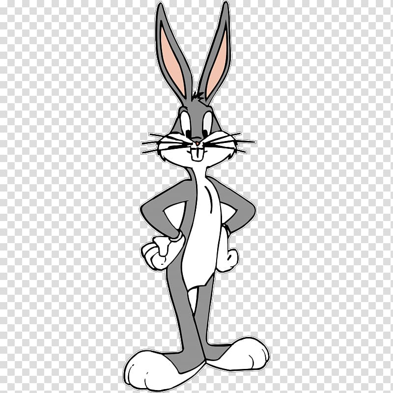 Bugs Bunny Porky Pig Looney Tunes Cartoon, rabbit transparent background PNG clipart