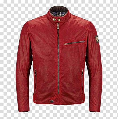 Belstaff Leather jacket Waxed jacket Waxed cotton Clothing, jacket transparent background PNG clipart