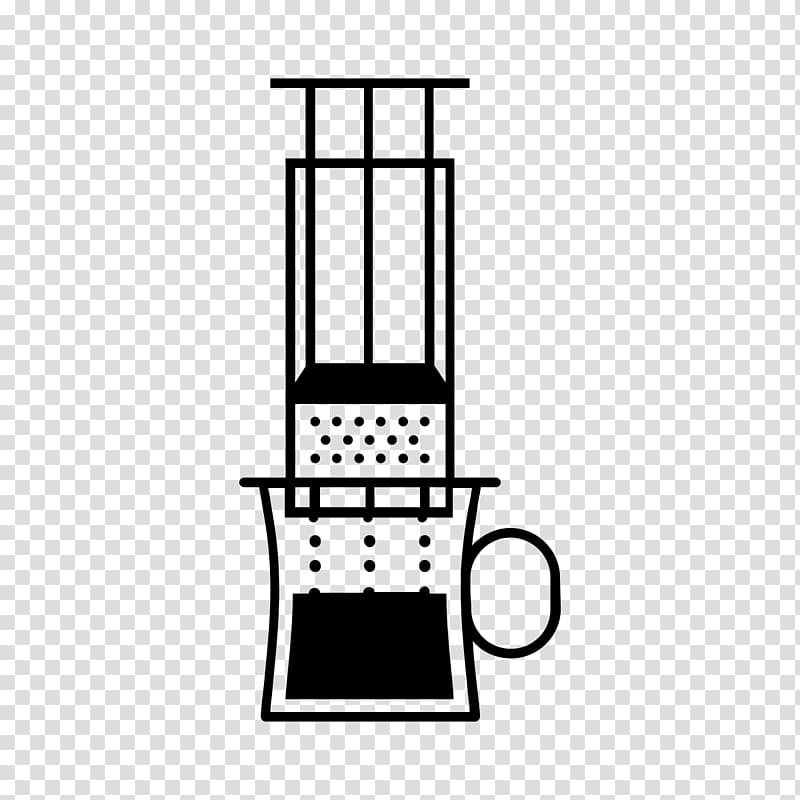 AeroPress Brewed coffee Cafe Tea, coffee machine transparent background PNG clipart