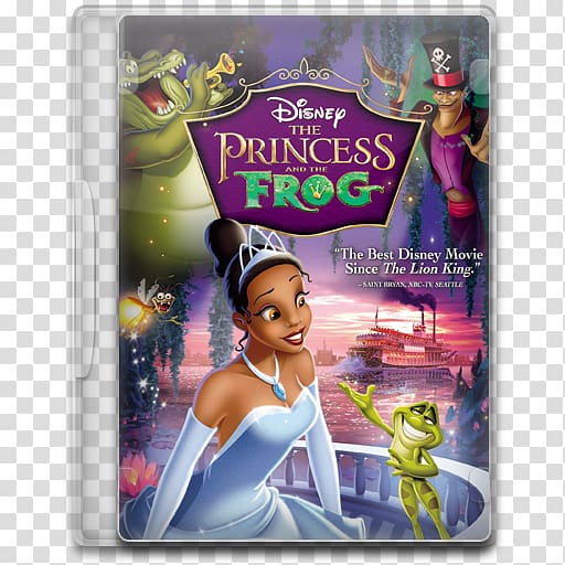 Tiana Prince Naveen The Walt Disney Company Film DVD, dvd transparent background PNG clipart