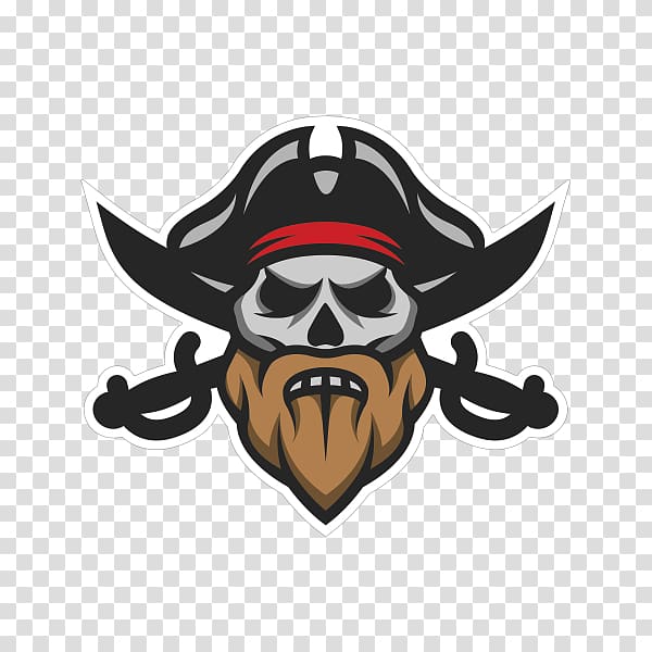 Piracy Logo , Calavera pirata transparent background PNG clipart