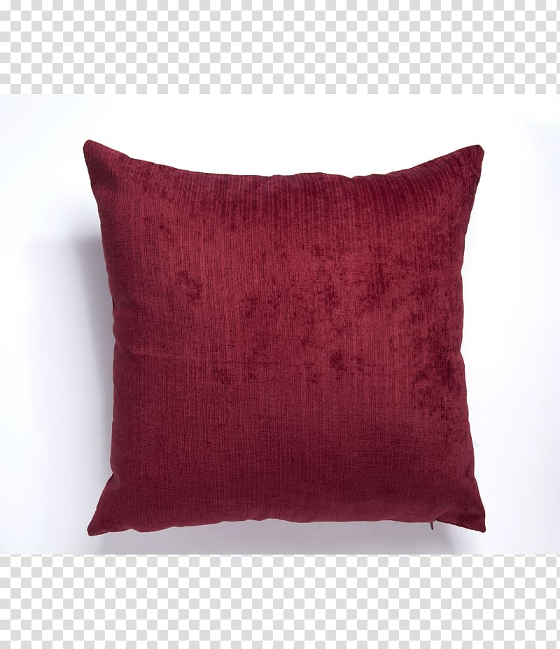 Cushion Towel Throw Pillows Burgundy Chenille fabric, pillow transparent background PNG clipart
