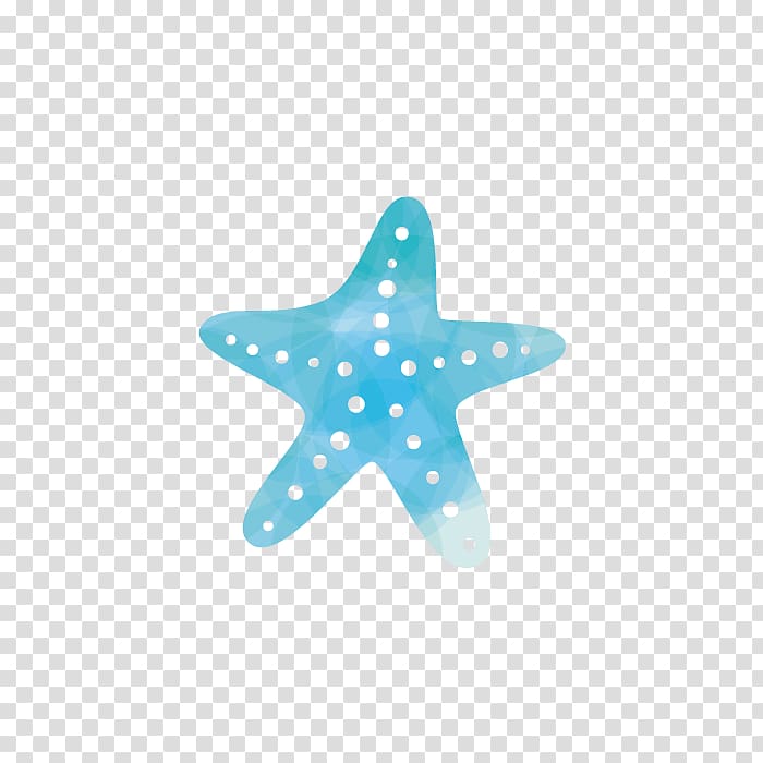 Icon, Paper-cut blue starfish stars transparent background PNG clipart
