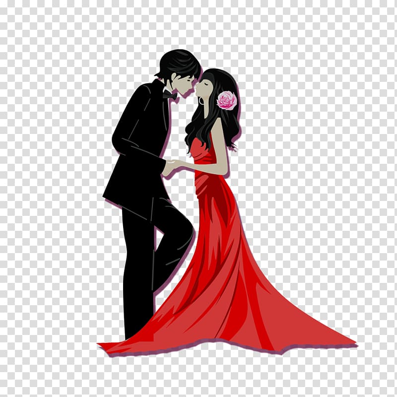 man kissing woman, Love Template couple Romance, Cartoon kissing men and women transparent background PNG clipart