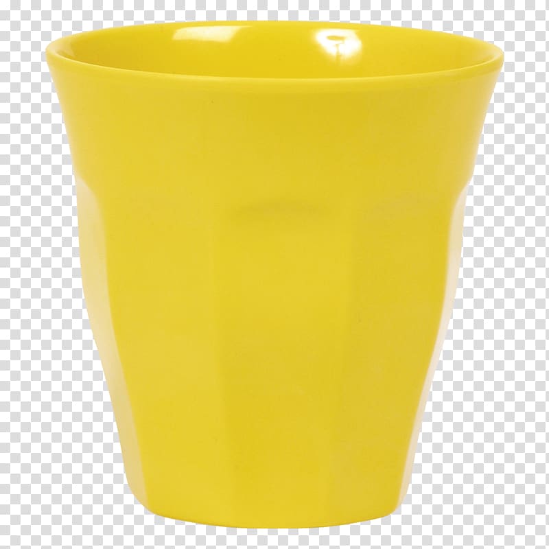 Melamine Paper cup Bowl Yellow, plastic cup transparent background PNG clipart
