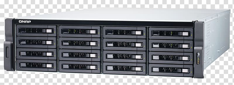 Network Storage Systems Serial ATA Serial Attached SCSI QNAP Systems, Inc. QNAP TDS-16489U, others transparent background PNG clipart