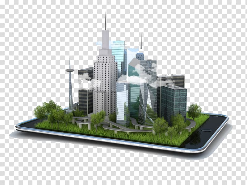 Smart city Smart Cities Mission Internet of Things Waste management, Smart cities transparent background PNG clipart